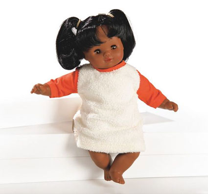 Muñeco bebé asiático con cuerpo blando 40 cm