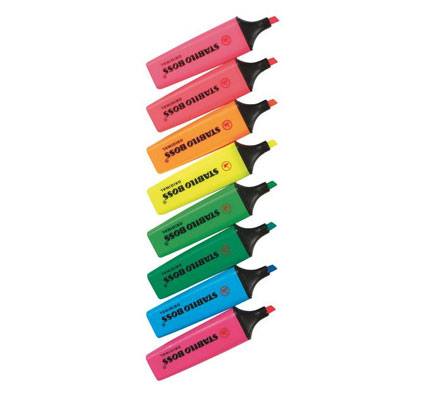 Expositor 30 marcador stabilo boss pastel color surtido - Papelería Sambra