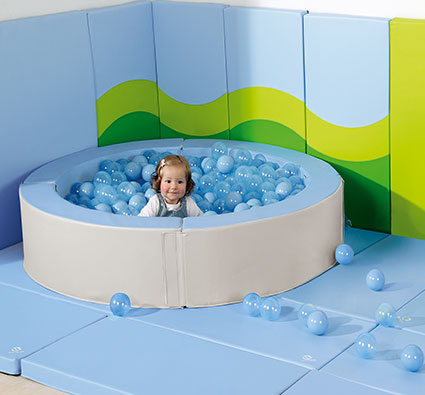 Bolas de colores para piscina de bebé 250 unidades