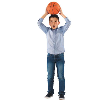 Balón de baloncesto junior tamaño 5 la unidad