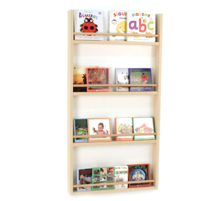 Librería Infantil para Niños con 4 Estanterías, Estantería de