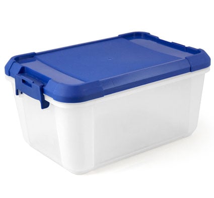 Boîte de rangement avec couvercle (f) 9 l.