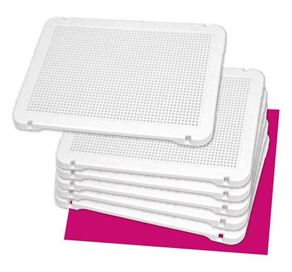 Grilles opaques - lot de 6 unités