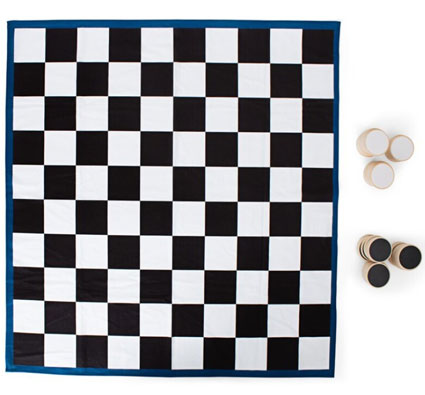Jeu de dames géant