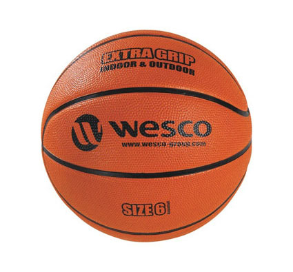 Balón de baloncesto extra agarre interior - exterior talla 6 la unidad
