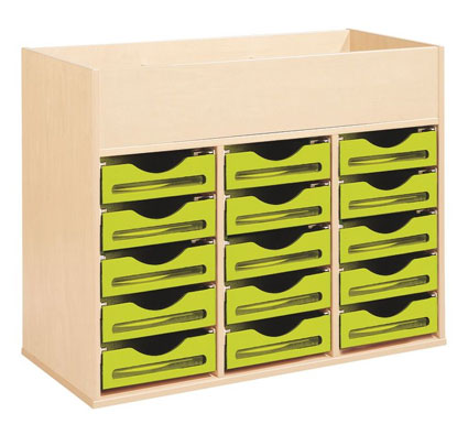 Mueble de almacenaje alt.: 81 kit cestas para colocar (9 cestas - 6  repisas) el conjunto