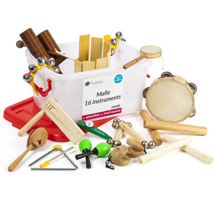 Hasaller Set 6 Piezas Percusión Cajón: Pandereta De Pie, Castañuelas De Madera Y Cascabeles – GK04 TAP
