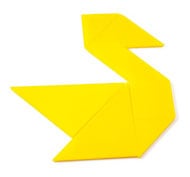 Set de 4 tangram en plastique
