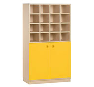 Basic cupboard 16 pigeonholes + doors