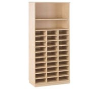 Basic jumbo cupboard 30 pigeonholes and shelves