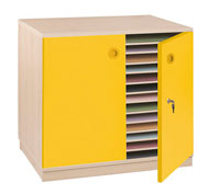 Meuble pour bristols + porte + fermeture