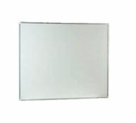 Surface blanche laminée + bords en plastique 60 x 40 cm