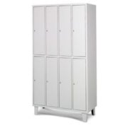 Casier en metal 4 modules 8 portes
