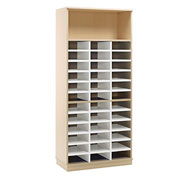 Maxi armoire combi + 36 casiers + étagère