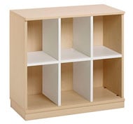 Meuble combi 6 casiers horizontaux de 37 x 21 cm