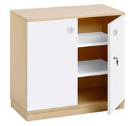 Meuble combi avec portes, 2 étagère et fermeture