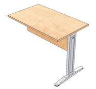 Abattant table de direction 100 x 60 cm