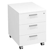 Meuble bas 3 tiroirs 42 x 56 x 60 cm blanc