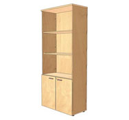 Direccion - armario a.210 con 4 estantes  y puertas pequeñas