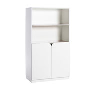 Armario white con puertas blanca y 3 estantes