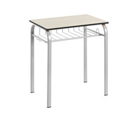 Table easy rectangulaire avec casier 70x50 t6