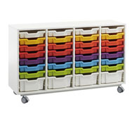Meuble white nº 14 avec cuvettes arc-en-ciel (composition catalogue)