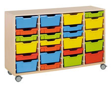 Meuble kappa 14 pour cuvettes + cuvettes