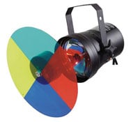 Projecteur avec roue chromatique