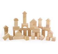 Petits blocs de construction naturelle 50 piezas