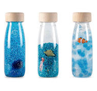 Botellas sensoriales el mar pack 3 unidades