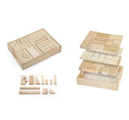 Construction de gros blocs avec boîte 46 pièces lote 46 piezas