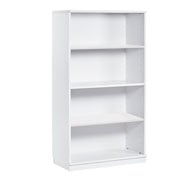 Armoire moyenne avec socle white2 avec 3 étagères