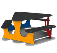 Mesa triangular para niños tabtri