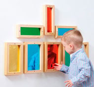 Petits miroirs les couleurs