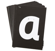 Cartes d'alphabet mini-ardoises avec lumière
