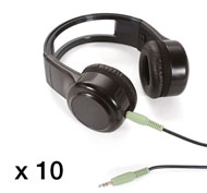 Easi-headphones set1 pack de 10