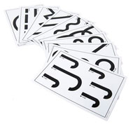 Cartas con distintos estampados Pack de 10 unidades