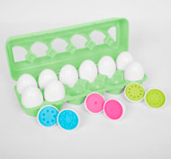 Huevos coloridos emparejamiento Set de 12 piezas