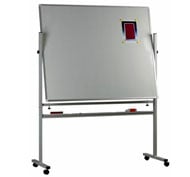 Pizarra doble cara giratoria vitrificada imantada  200x122