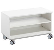 Meuble base petit avec roues sans porte