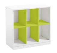 Meuble combi 6 casiers horizontaux de 37 x 21 cm