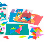 Tangram translucide set de 28