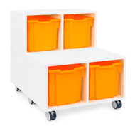 BLANCO/NARANJA