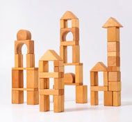 Construction Géo-blocs naturels Lot de 60 pièces