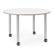 Table atlas ronde avec roues diam 120 cm T1