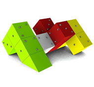 Estructura de juego cubos de escalada  akrorok 4000