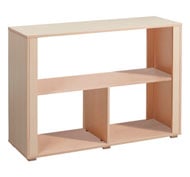 Meuble haut Montessori 2 casiers et 1 étagère