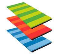 Maxi lote tapices de evolución plegables multicolor l: 240 cm - anchura: 120 cm- grosor: 4 cm lote de 3