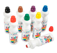 Aplicadores de gouache chunkie frascos vitrocolor lote de 8