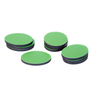 Notas magnéticas colores Fa (verde claro) set de 10 unidades